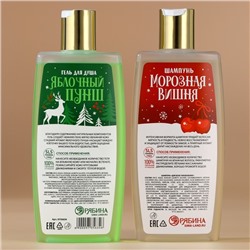 Подарочный набор «Чудесного года»: гель для душа и шампунь для волос, 2×250 мл, URAL LAB