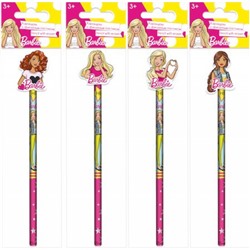 Карандаш черногр. "Barbie" с фигурным ластиком BRFS-UA1-1320