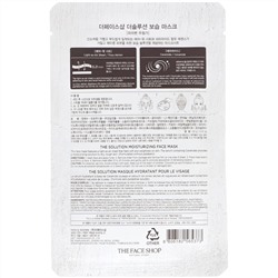 The Face Shop, The Solution, увлажняющая маска для лица, 1 шт., 20 г (0,70 унции)
