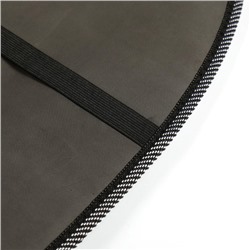 Накидка-массажёр на сиденье автомобиля, чёрный, велюр