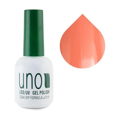 Uno Гель-лак для ногтей / Samba 036, оранжевый, 12 мл 13353
