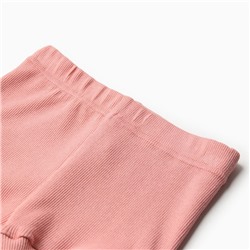 Комплект детский: футболка и шорты MINAKU, рост 62-68 см, пыльно-розовый
