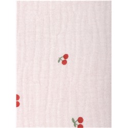 Покрывало Крошка Я «Спелая вишенка» 100×130 см, муслин, 4 слоя, хлопок 100%