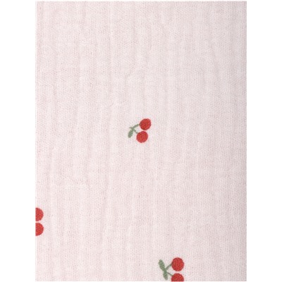Покрывало Крошка Я «Спелая вишенка» 100×130 см, муслин, 4 слоя, хлопок 100%