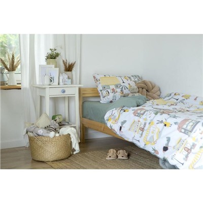 Постельное бельё 1.5-спальное «Этель» Fantastic town, бязь