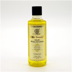 Khadi Natural Шампунь с Медом и соком Лимона 210мл