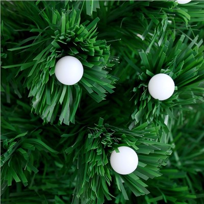 Ёлка светодиодная «Огонёк» 120 см, диаметр нижнего яруса 65 см, 124 ПВХ веток, мигание, свечение мульти