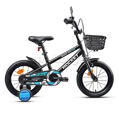 Велосипед 12" Rocket First, цвет черный
