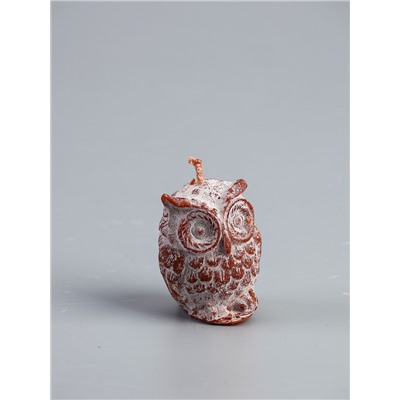 УЦЕНКА Свеча «Сова», 5×5×6 см, соевый воск, МИКС