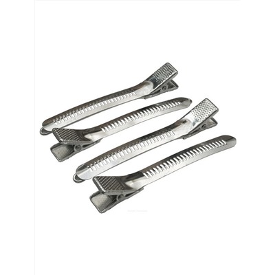 Dewal Зажим для волос CL-2406, металл, 12 см, 12 шт. 2142