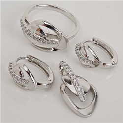 XUPING Кольцо/Серьги с английским замком арт. 28 0254 (id 280298)
