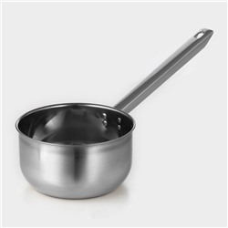 Ковш, 2.1 л, d=18 см, с длинной ручкой, нержавеющая сталь