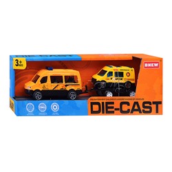 Машина "Стройка" металл, в коробке