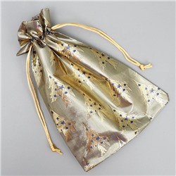 Мешочек подарочный парча «Новогодняя ночь», 16×24 см ± 1.5 см