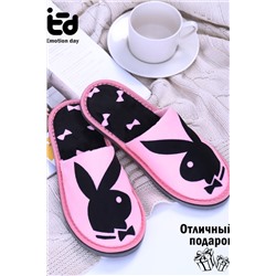Тапки EMOTION DAY «Play Boy» Женские