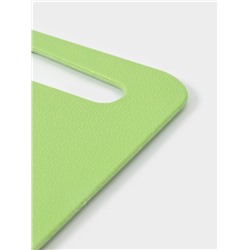 Доска разделочная Доляна, пластик, прямоугольная, 22×13 см, зелёная