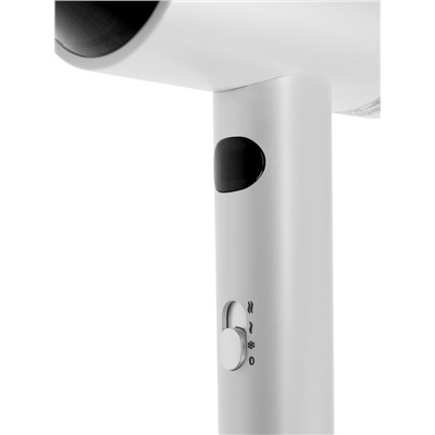 Фен Energy EN-856, 1600 Вт, 2 скорости, 3 температурных режима, ионизация, дисплей, белый