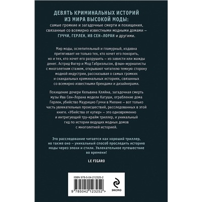 521912 Эксмо Астрид Фагер, Мод Габриэльсон "Убийства от кутюр. Тру-крайм истории из мира высокой моды (формат клатчбук)"
