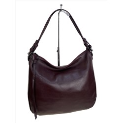 Женская сумка из натуральной кожи, цвет бордовый