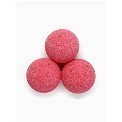 Бомбочки для ванны, аромат клубничный коктейль, набор 3 шт. × 40 г, URAL LAB