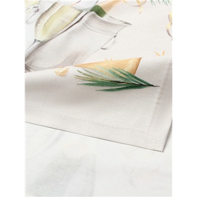 Дорожка на стол Этель Spruce mood 40×149 см, 100% хлопок, саржа 190 г/м², белая