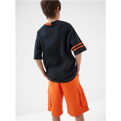 Комплект трикотажный для мальчиков: фуфайка (футболка), шорты