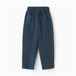 Брюки для мальчика KAFTAN Linen, размер 30 (98-104 см), тёмно-синие