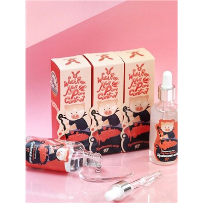 ELIZAVECCA - СЫВОРОТКА ДЛЯ ЛИЦА С ГИАЛУРОНОВОЙ КИСЛОТОЙ 97% WITCH PIGGY HELL PORE CONTROL HYALURONIC ACID 97%, 50 МЛ