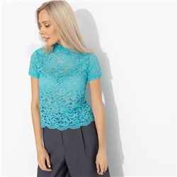 Водолазка из кружева, На что вы намекаете? (бирюзовая)