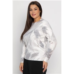 Лонгслив Акцент (серо-белый) Б14957-18М