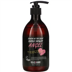 Helloganic, Season In the Body Bubble Shower, Angel, 16.9 fl oz (500 ml)