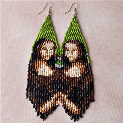 Серьги на крючках арт. 13 4329 (id 285542)