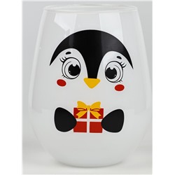 Стакан новогодний «Пингвин», 620 мл