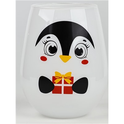 Стакан новогодний «Пингвин», 620 мл