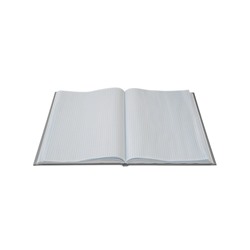 Книга учета OfficeSpace, А4, 96 листов, клетка, 200×290 мм, блок газетный, зеленая