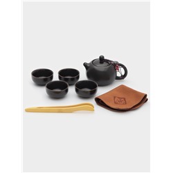 УЦЕНКА Набор для чайной церемонии «Для настоящего мужика», на 4 персоны, чашка 45 мл, чайник 180 мл 7