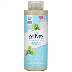 St. Ives, отшелушивающий гель для душа, с морской солью и тихоокеанскими бурыми водорослями, 473 мл (16 жидк. унций)