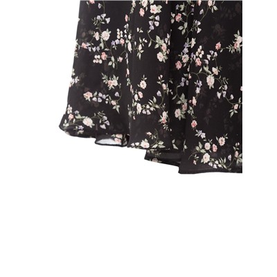 Платье с поясом миди женское MIST, размер 48, чёрное