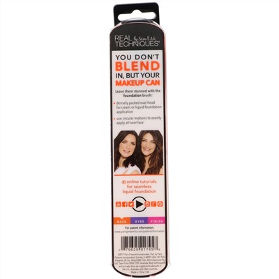 Real Techniques, Blend + Blur, Base, Foundation , 1 Brush