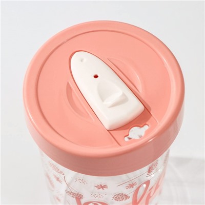 Стакан с крышкой Renga Fresh, 600 мл, 9.8×9.8×16 см, тритан, МИКС