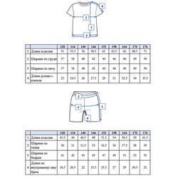 Комплект для мальчика: футболка, шорты