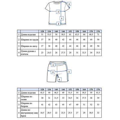 Комплект для мальчика: футболка, шорты