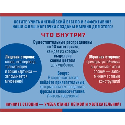 АСТ . "800 самых нужных английских слов и фраз. Флеш-карточки"