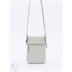 Сумка женская кожаная 0782CH l.gray Polina&Eiterou  в Новосибирске