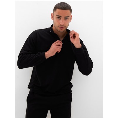 Джемпер мужской MINAKU: Casual Collection MAN, размер 50, чёрный