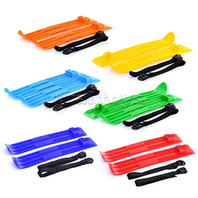 Лыжи с ремнями