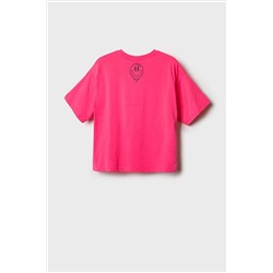 Фуфайка трикотажная для девочек (футболка) PLAYTODAY, 1240619