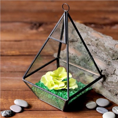 Флорариум каркас, 13×24 см, чёрный