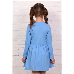 Платье В облаках дл. рукав детское (Голубой)