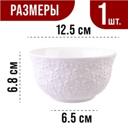 9-60058-1 Тарелка глубокая 1шт 450 мл фарфор LR (х48)